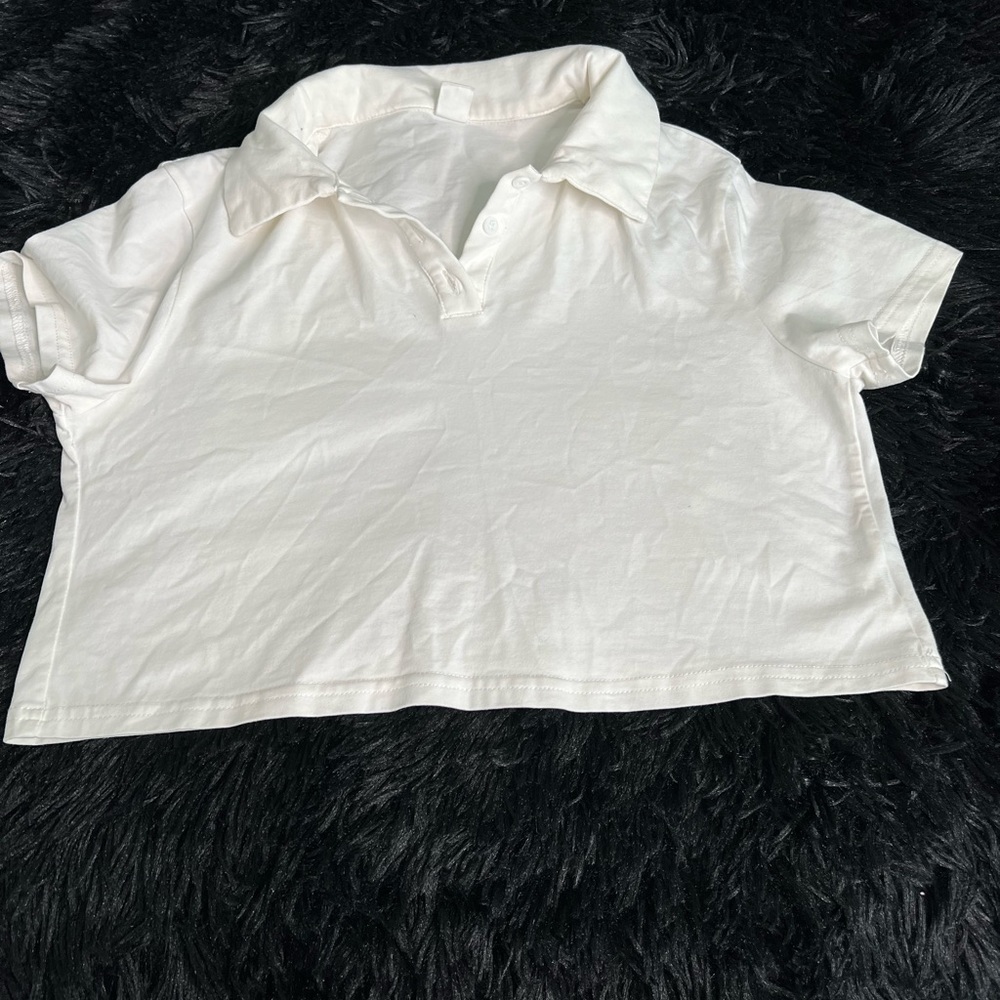 Short sleeve mini polo
